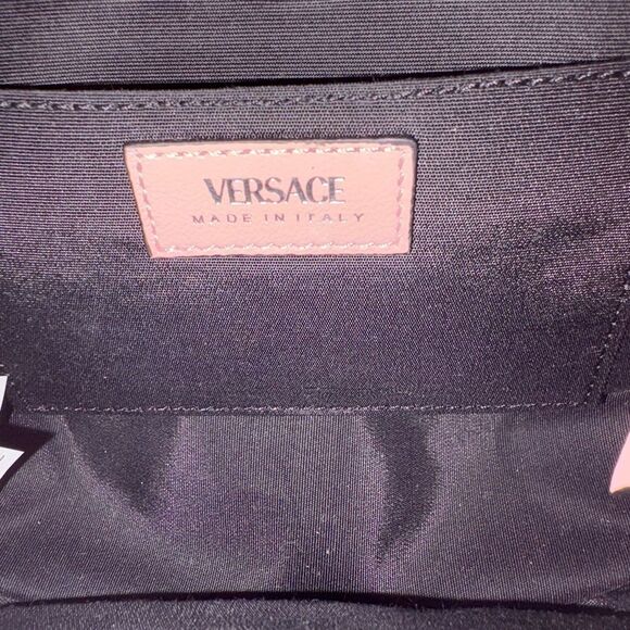 Brand new Versace shoulder bag / crossbody Pink Quilted Women's Bag with cert - Picture 6 of 9